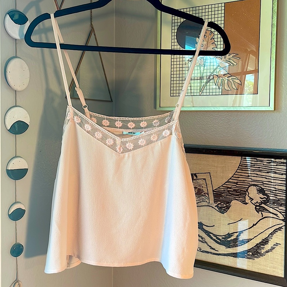 Kimchi Blue dusty pink crop top tank in size Large from Urban Outfitters